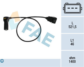 Sensor, crankshaft pulse  Art. 79066