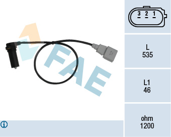 Sensor, crankshaft pulse  Art. 79067