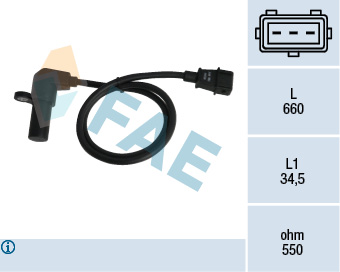 Sensor, crankshaft pulse  Art. 79070