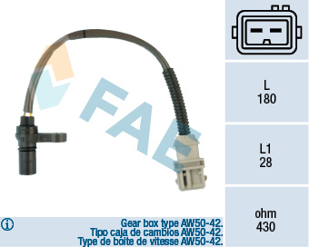 Sensor, crankshaft pulse  Art. 79125