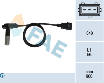 Sensor, crankshaft pulse  Art. 79244