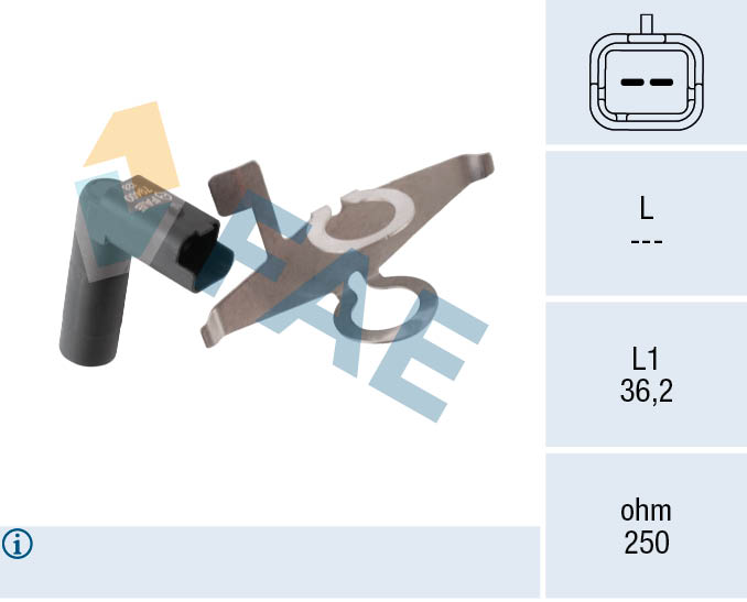 Sensor, crankshaft pulse (2)  Art. 79400