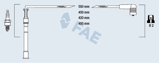 Ignition Cable Kit (Front axle, left)  Art. 85991