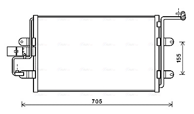 Condenser, air conditioning  Art. AI5130