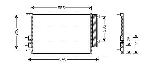 Condenser, air conditioning  Art. ALA5088D