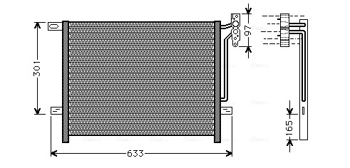 Condenser, air conditioning  Art. BW5203