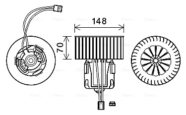 Interior Blower  Art. BW8540