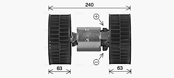 Interior Blower  Art. BW8612