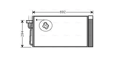 Condenser, air conditioning  Art. BWA5273D