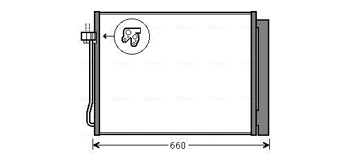 Condenser, air conditioning  Art. BWA5377D