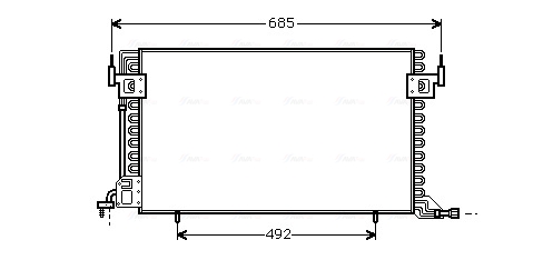 Condenser, air conditioning  Art. CN5100