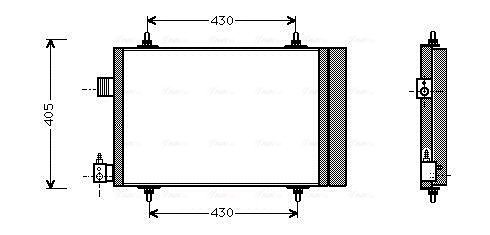 Condenser, air conditioning  Art. CNA5173D