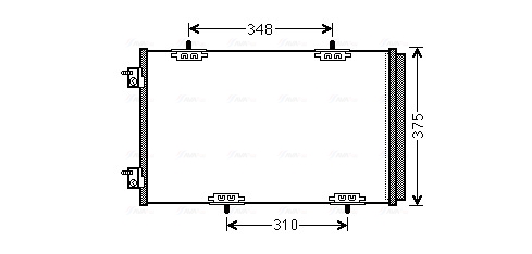 Condenser, air conditioning  Art. CN5290D