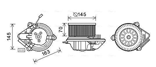 Interior Blower  Art. CN8503