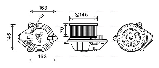 Interior Blower  Art. CN8515