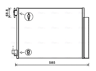 Condenser, air conditioning  Art. DAA5011D