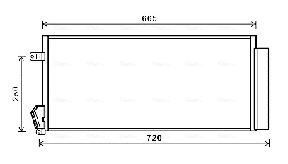 Condenser, air conditioning  Art. FTA5396D