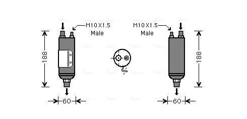 Dryer, air conditioning (Double cloth)  Art. HYD117