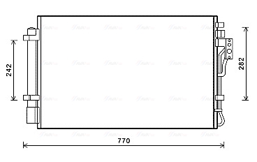 Condenser, air conditioning  Art. KA5157D