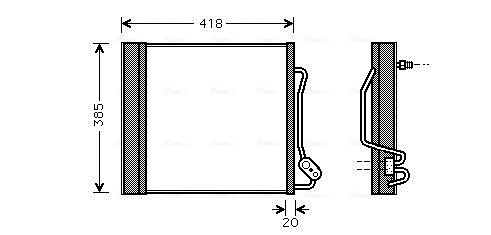 Condenser, air conditioning  Art. MCA5010D