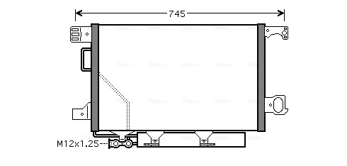 Condenser, air conditioning  Art. MS5360D