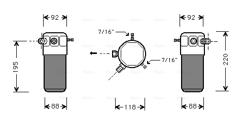 Dryer, air conditioning (Double cloth)  Art. OLD118