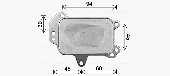 Oil Cooler, engine oil  Art. PE3424