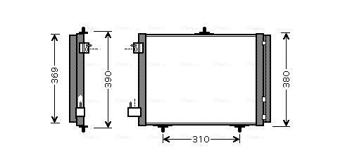 Condenser, air conditioning  Art. PEA5295D