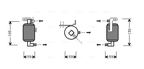 Dryer, air conditioning (Double cloth)  Art. PED195