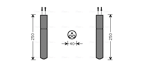 Dryer, air conditioning (Manual / accessory auto. gearing)  Art. TOD415