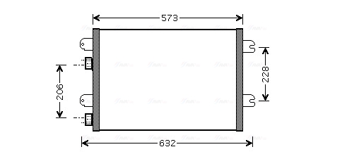 Condenser, air conditioning  Art. RTA5317