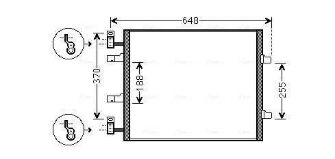 Condenser, air conditioning  Art. RTA5459