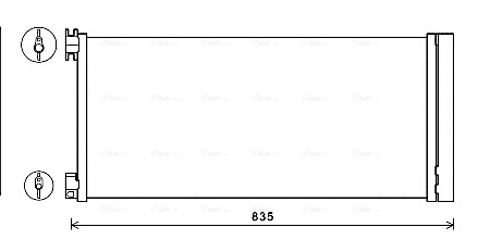 Condenser, air conditioning  Art. RTA5626D