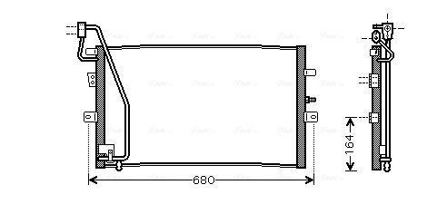 Condenser, air conditioning  Art. SB5056