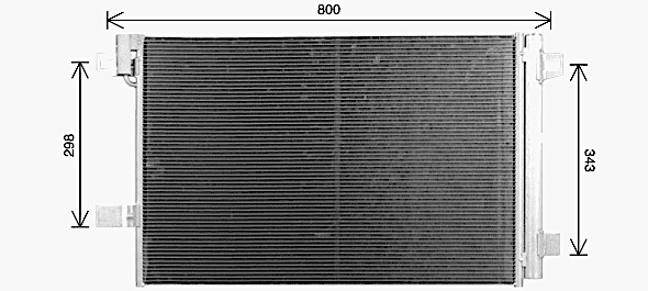 Condenser, air conditioning  Art. VN5437D