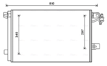 Condenser, air conditioning  Art. VNA5328D