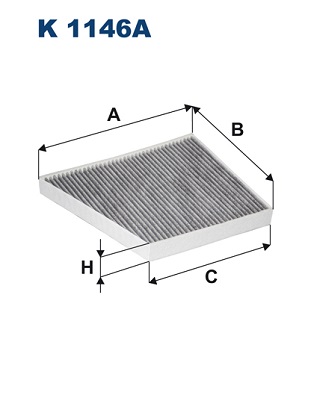 Filter, cabin air  Art. K1146A