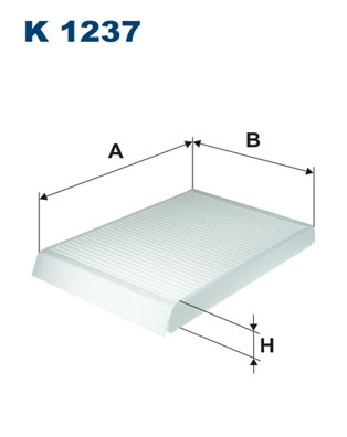 Filter, cabin air  Art. K1237