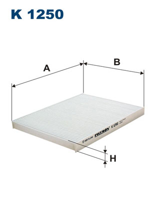 Filter, cabin air  Art. K1250