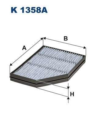 Filter, interior air  Art. K1358A