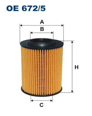 Oil Filter  Art. OE6725