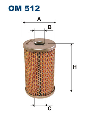 Hydraulic Filter, steering  Art. OM512