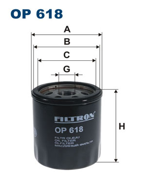 Oil Filter  Art. OP618