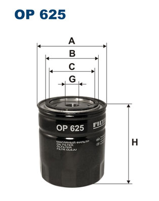 Oil Filter  Art. OP625