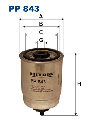 Fuel Filter  Art. PP843