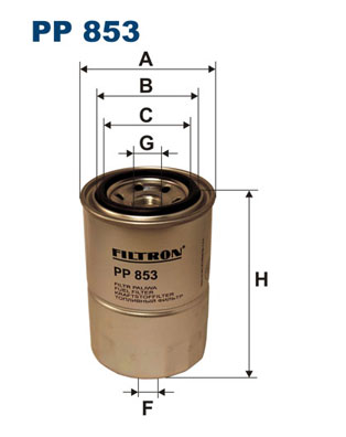 Fuel Filter  Art. PP853