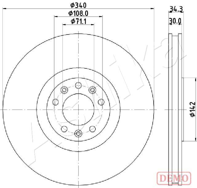 Brake Disc (Front axle)  Art. 60000636C