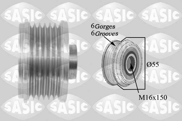 Alternator Freewheel Clutch (Above)  Art. 1674007