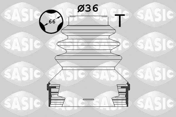 Bellow Kit, drive shaft  Art. 1900036