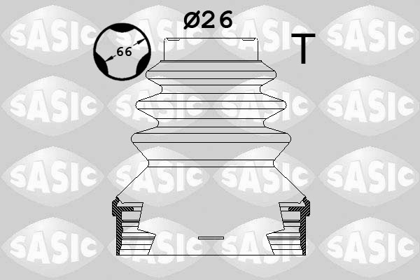 Bellow Kit, drive shaft  Art. 1900037